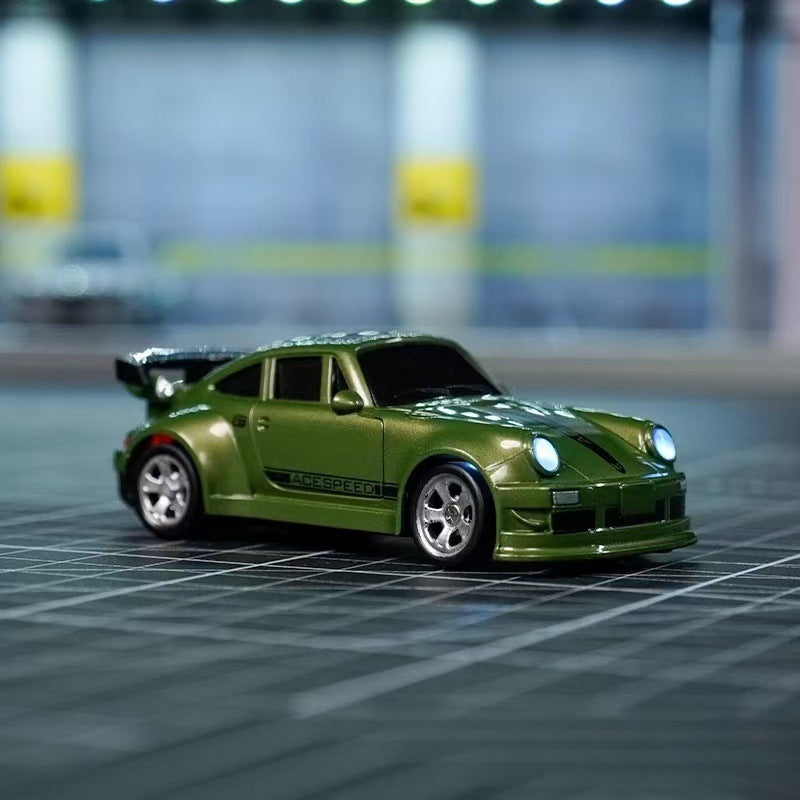 PocketDrift R – Auto RC Miniatura 1:64 con Dirección Proporcional, Luces LED y Control 2.4GHz | Coche de Drift