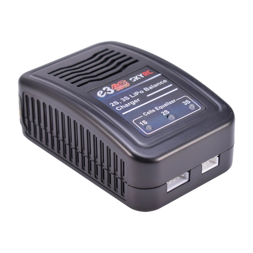 Cargador SkyRC E3 para Baterías LiPo 2S-3S | Carga Balanceada | Incluye Cable XT60