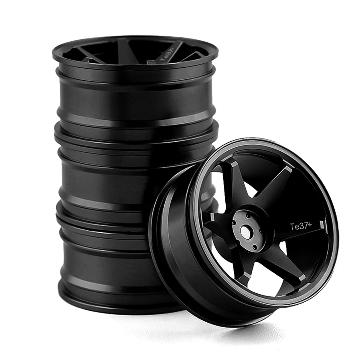 Rines Volk Racing TE37 style Aleación Aluminio 52mm – Sakura D5 / TT02 / HSP / Tamiya – Hex 12mm – Drift & Climb
