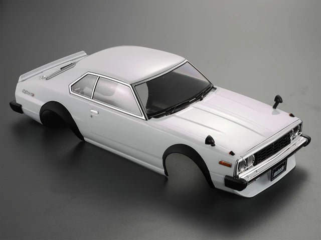 Nissan Skyline 2000 GT-ES (1977) – Body RC Drift 1/10 – 257mm Wheelbase – Blanco
