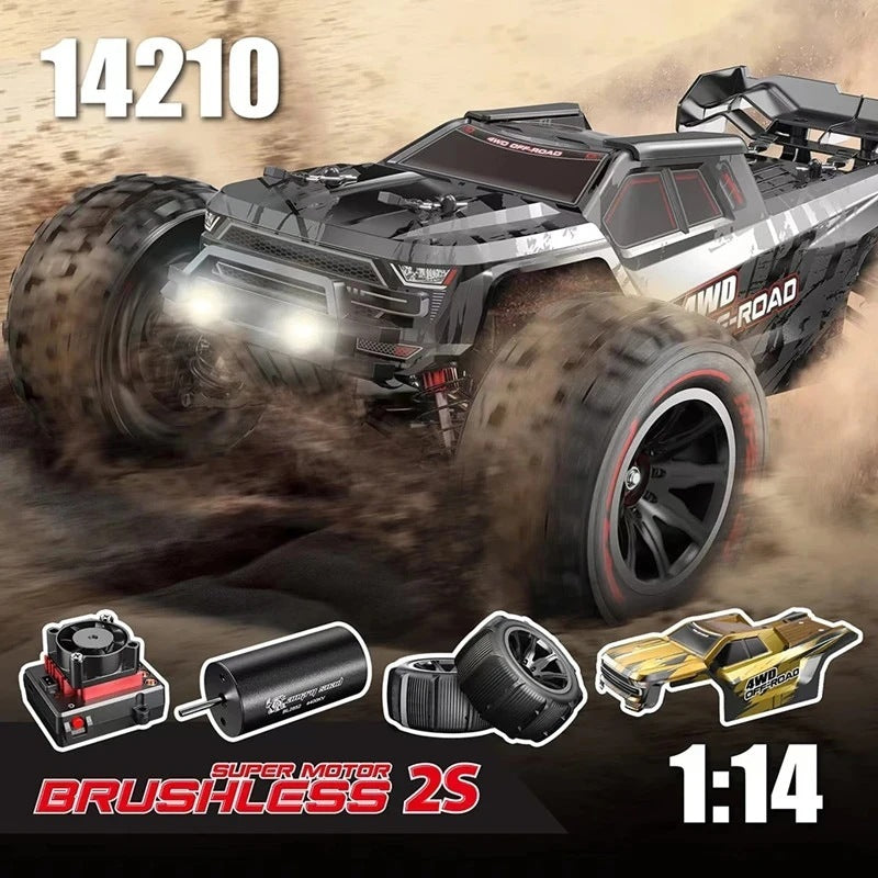 StormRider Z2 (MJX 14210) – Coche RC 4WD Brushless 1:14 con 2 Carrocerías y Velocidad de 55 km/h