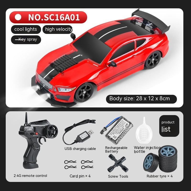 SmokeDrift X – Auto RC de Drift con Escape de Humo, Luces LED y Control Remoto 2.4GHz | Coche a Escala