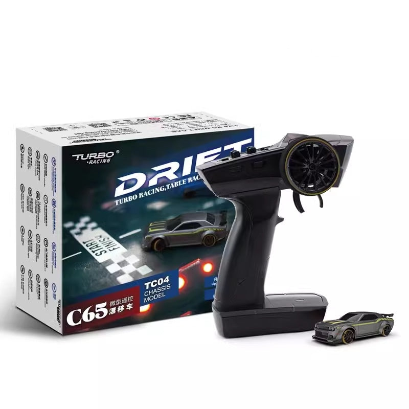 Turbo Racing RC Car 1:76 C65 Limited edition | Drift con Giroscopio | Luces | Control Total Proporcional | RTR