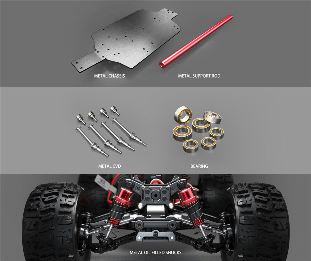 StormRider Z2 (MJX 14210) – Coche RC 4WD Brushless 1:14 con 2 Carrocerías y Velocidad de 55 km/h