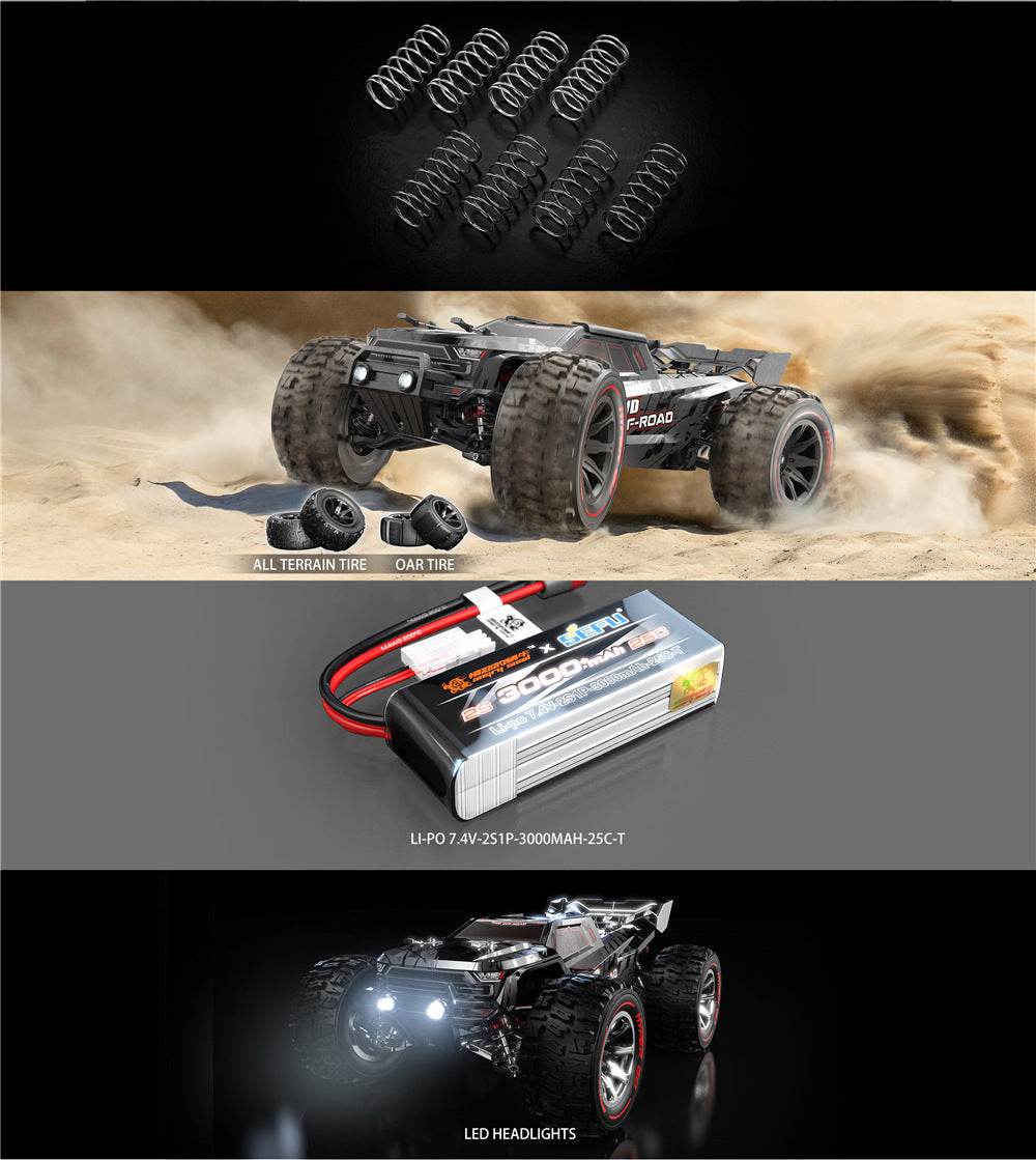 StormRider Z2 (MJX 14210) – Coche RC 4WD Brushless 1:14 con 2 Carrocerías y Velocidad de 55 km/h