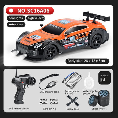 SmokeDrift X – Auto RC de Drift con Escape de Humo, Luces LED y Control Remoto 2.4GHz | Coche a Escala