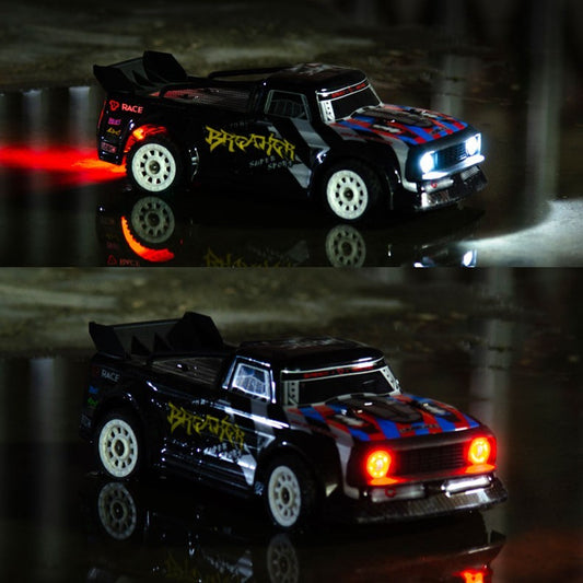 BREAKER X1 – Auto RC Drift 1:16, Motor Brushless 35KM/h, Dirección 2.4GHz y Luces LED | Coche de Derrape Pro