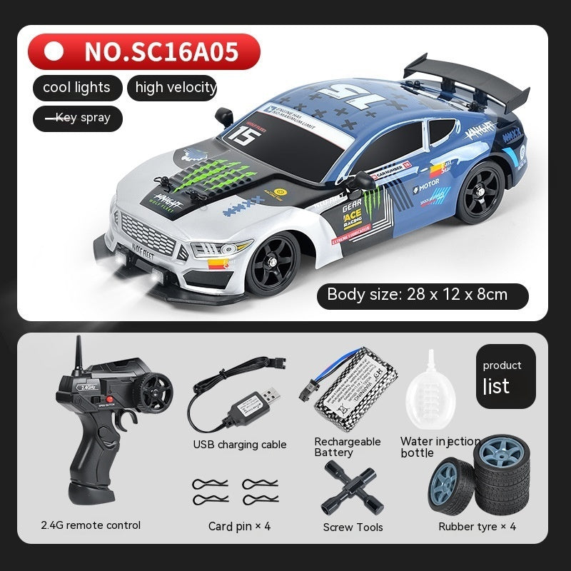 SmokeDrift X – Auto RC de Drift con Escape de Humo, Luces LED y Control Remoto 2.4GHz | Coche a Escala
