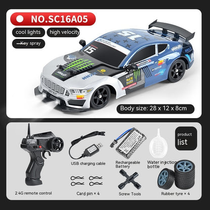 SmokeDrift X – Auto RC de Drift con Escape de Humo, Luces LED y Control Remoto 2.4GHz | Coche a Escala