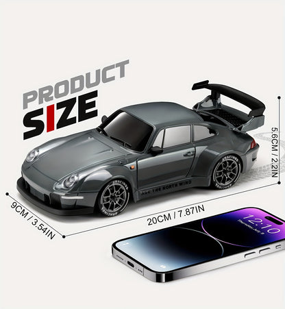 RC Drift 1:24 RWB y GT-R | 4WD, LED y Neumáticos Reemplazables