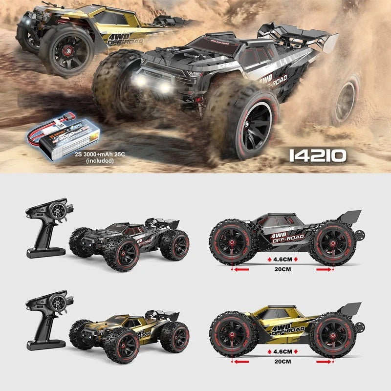 StormRider Z2 (MJX 14210) – Coche RC 4WD Brushless 1:14 con 2 Carrocerías y Velocidad de 55 km/h