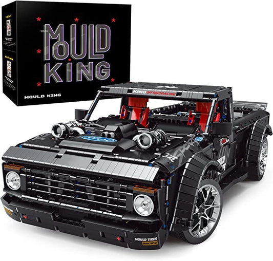 HooniBlock R1 – Camioneta Hoonigan RC de Bloques con Control Remoto y App (Edición Negra)