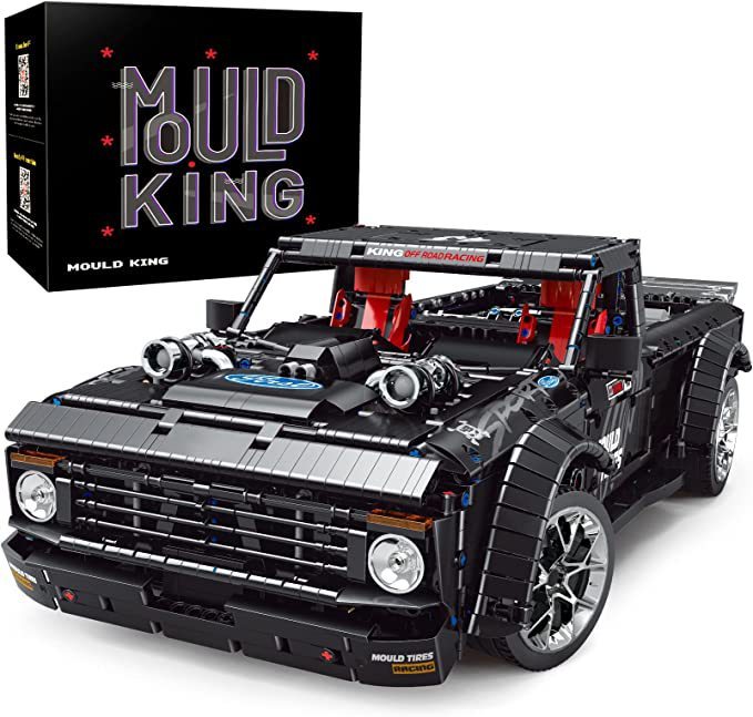HooniBlock R1 – Camioneta Hoonigan RC de Bloques con Control Remoto y App (Edición Negra)