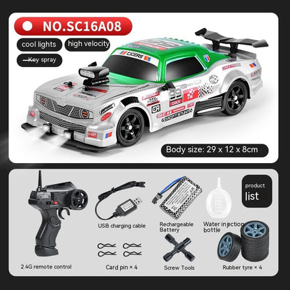 SmokeDrift X – Auto RC de Drift con Escape de Humo, Luces LED y Control Remoto 2.4GHz | Coche a Escala