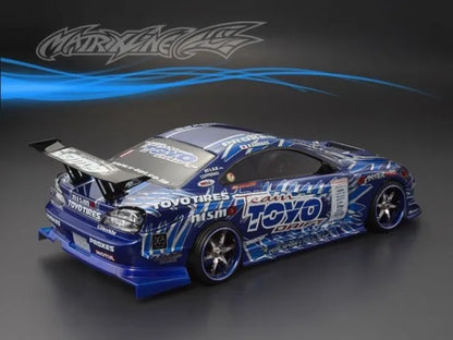 Nissan Silvia S15 Body RC Drift – 1/10 TERMINADO (Luces + Espejos) – 255-260mm