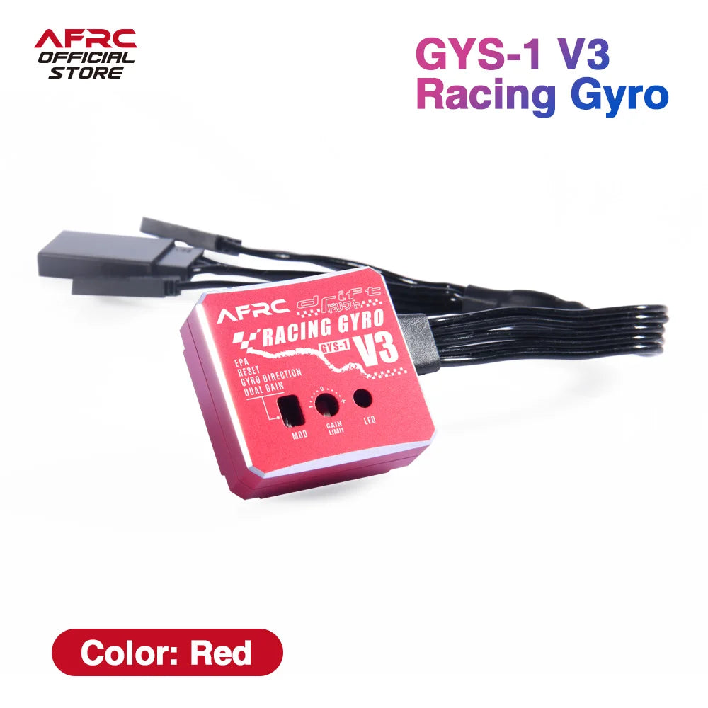 AFRC-GYS-1 V3 RACING Gyro Drift car stabilizer CNC Metal Case For 1/28 1/18 1/10 1/8 RC Cars /boats Model DIY Assembly Upgrading