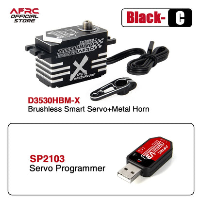 Servo Digital AGFRC D3530HBM-X - Alto Rendimiento Brushless / Programador y Gyro