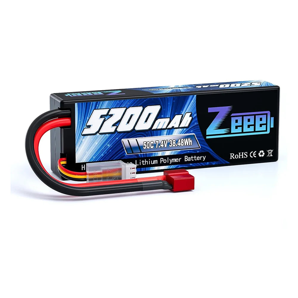 Batería Lipo Zeee 2S 5200mAh 50C - para MST RMX 2.5  (T Plug)