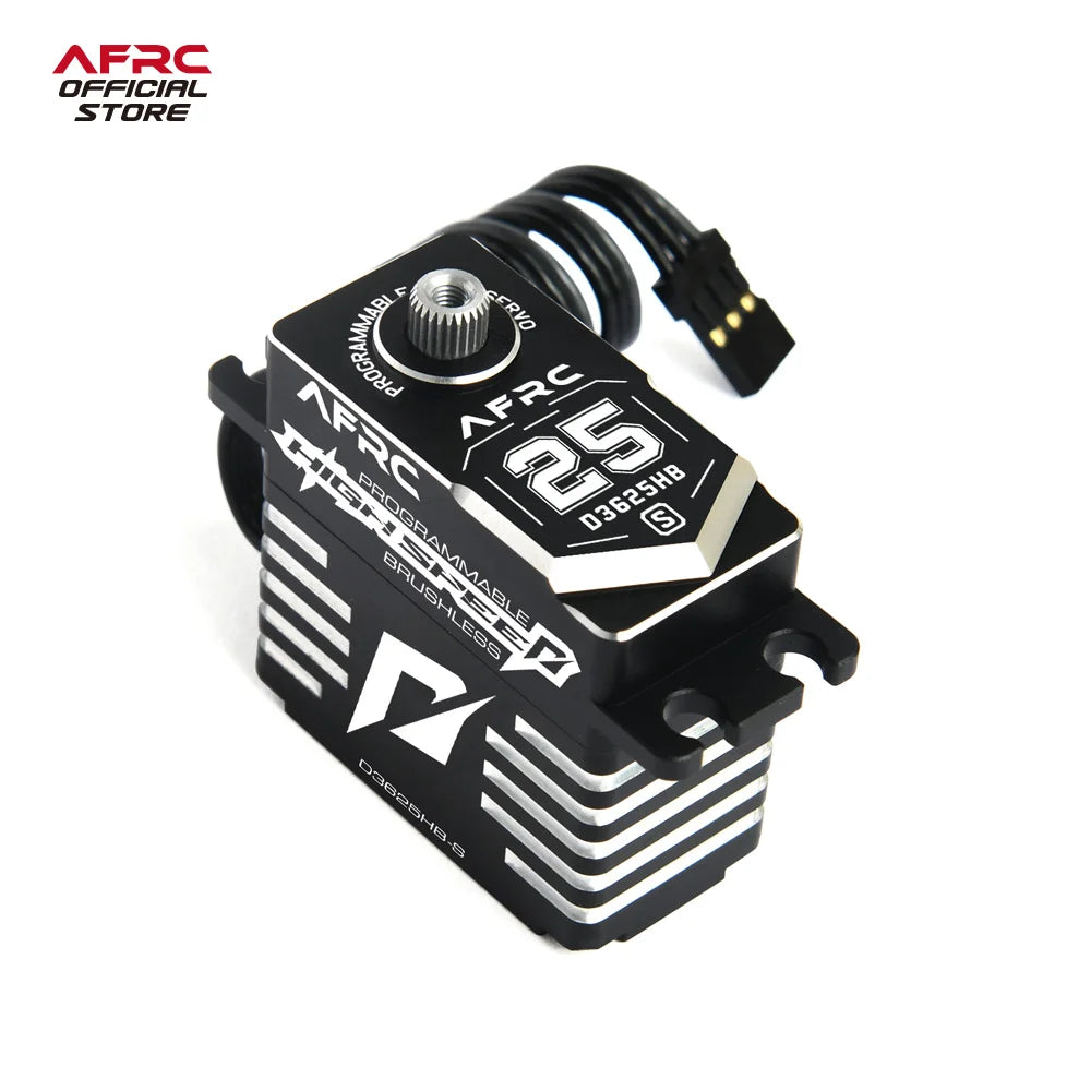 AFRC-D3625HB-S High Speed 0.04SEC Programmable 25KG Smart Brushless Servo 8.4V HV For 1/5, 1/8, 1/10 RC Car Boat Diy