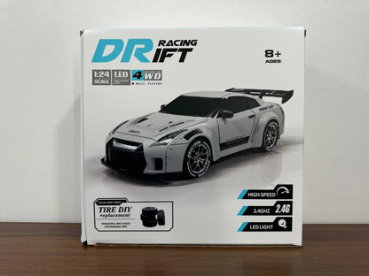 RC Drift 1:24 RWB y GT-R | 4WD, LED y Neumáticos Reemplazables