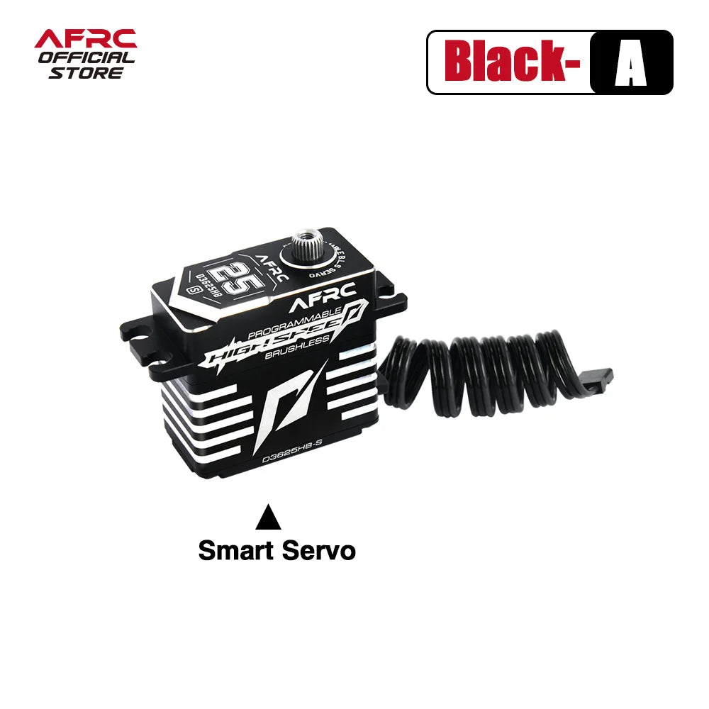 AFRC-D3625HB-S High Speed 0.04SEC Programmable 25KG Smart Brushless Servo 8.4V HV For 1/5, 1/8, 1/10 RC Car Boat Diy