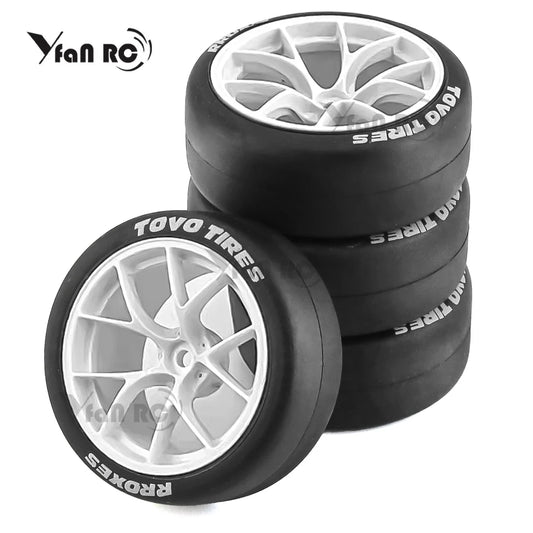 Rines BBS FI-R Style RC 1/10 – 65mm (Hard Drift) – Hex 12mm – Para Tamiya TT02 / XV01 / PTG-2 – Set x4