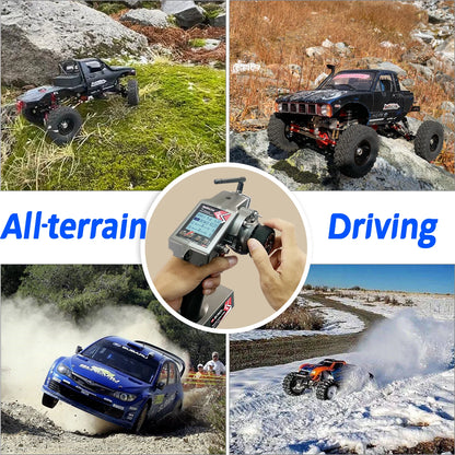 RadioLink RC4GS V3 + R6FG – Mando Profesional 6CH para RC Drift | Baja Latencia, Telemetría, Ajuste de Giro