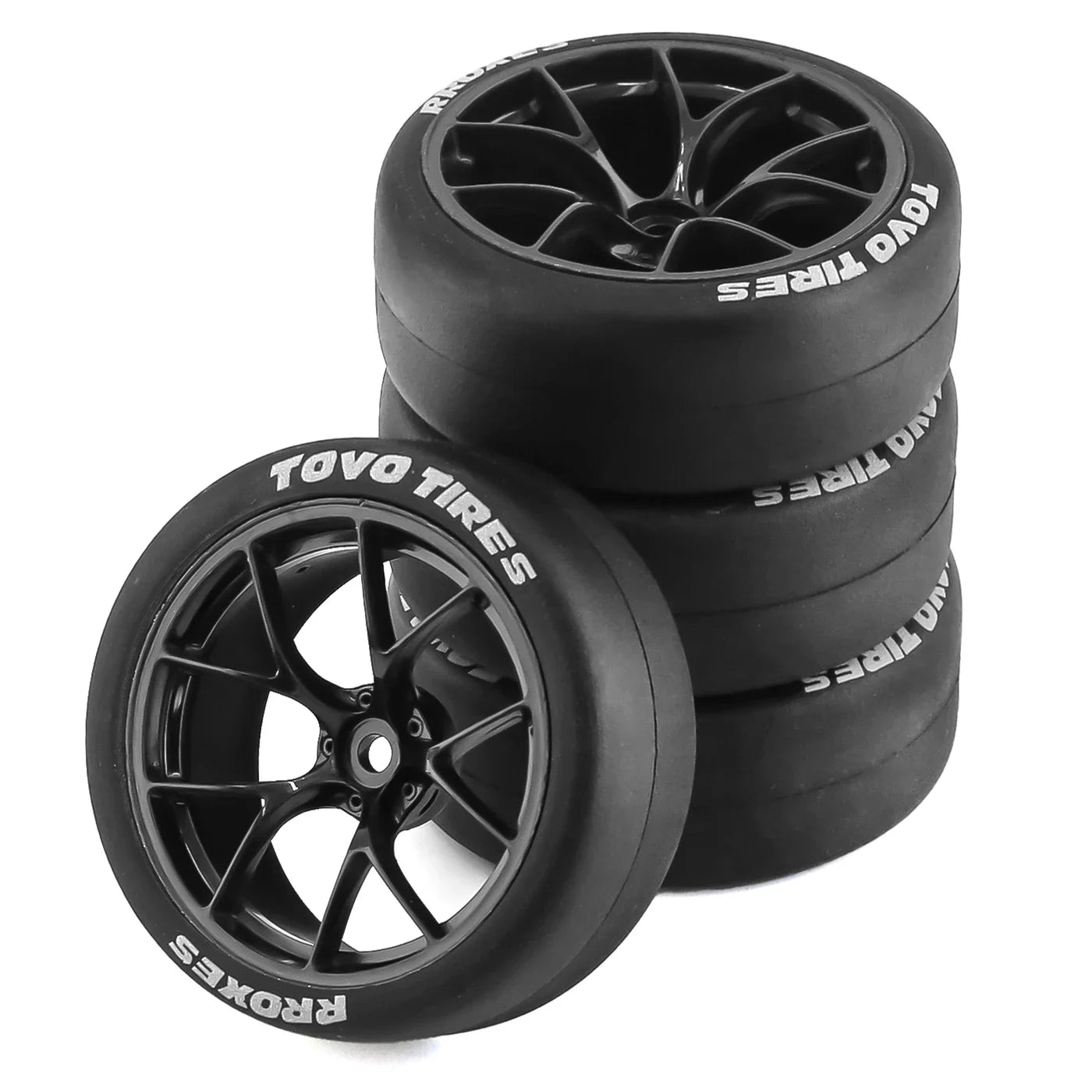 Rines BBS FI-R Style RC 1/10 – 65mm (Hard Drift) – Hex 12mm – Para Tamiya TT02 / XV01 / PTG-2 – Set x4