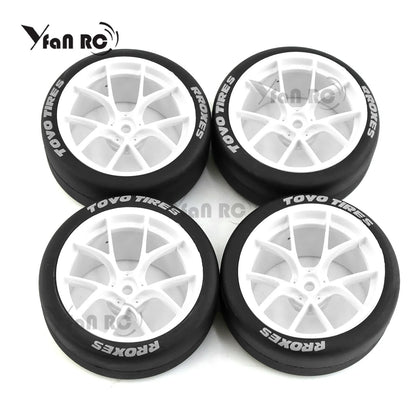 Rines BBS FI-R Style RC 1/10 – 65mm (Hard Drift) – Hex 12mm – Para Tamiya TT02 / XV01 / PTG-2 – Set x4