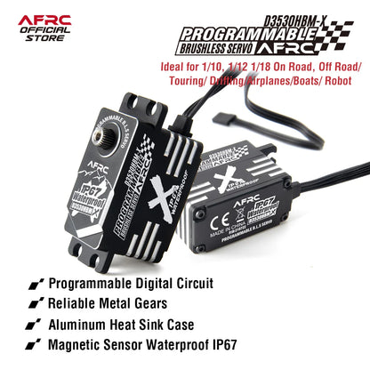 Servo Digital AGFRC D3530HBM-X - Alto Rendimiento Brushless / Programador y Gyro