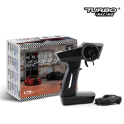 Turbo Racing RC Car 1:76 C74 C75 | Drift con Giroscopio | Control Total Proporcional | RTR