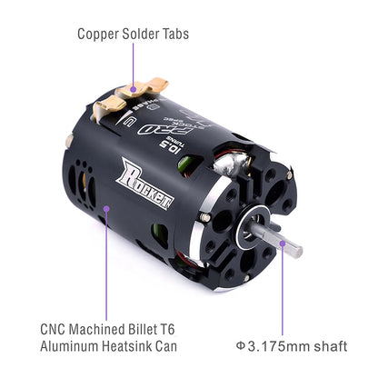 Surpass Hobby Rocket 540 V3 Brushless Motor 10.5T 13.5T Competition 1/10 RC Drift Car