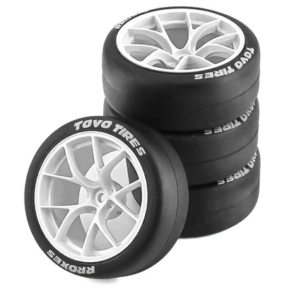 Rines BBS FI-R Style RC 1/10 – 65mm (Hard Drift) – Hex 12mm – Para Tamiya TT02 / XV01 / PTG-2 – Set x4