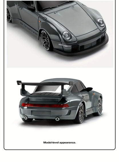 RC Drift 1:24 RWB y GT-R | 4WD, LED y Neumáticos Reemplazables