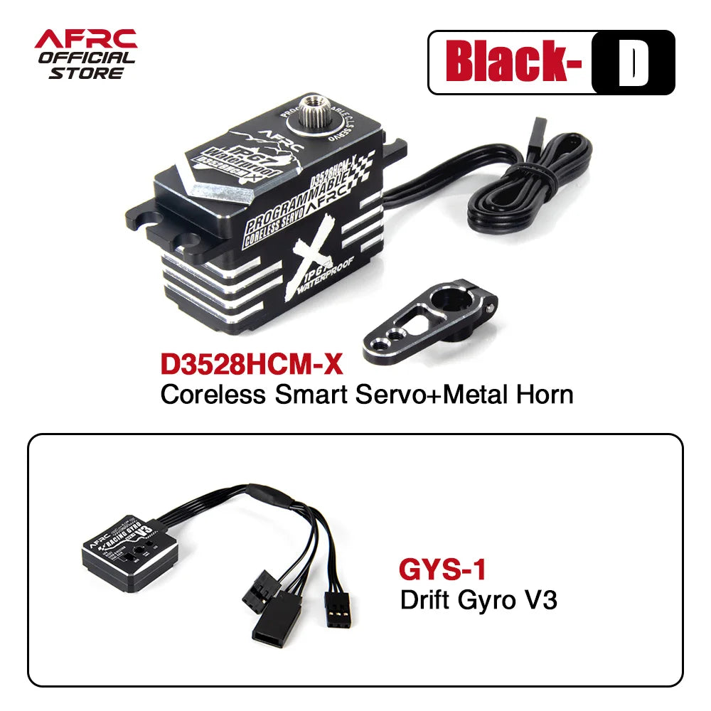 Servo Digital AGFRC D3530HBM-X - Alto Rendimiento Brushless / Programador y Gyro