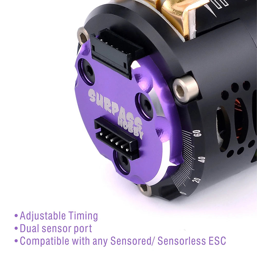 Surpass Hobby Rocket 540 V3 Brushless Motor 10.5T 13.5T Competition 1/10 RC Drift Car