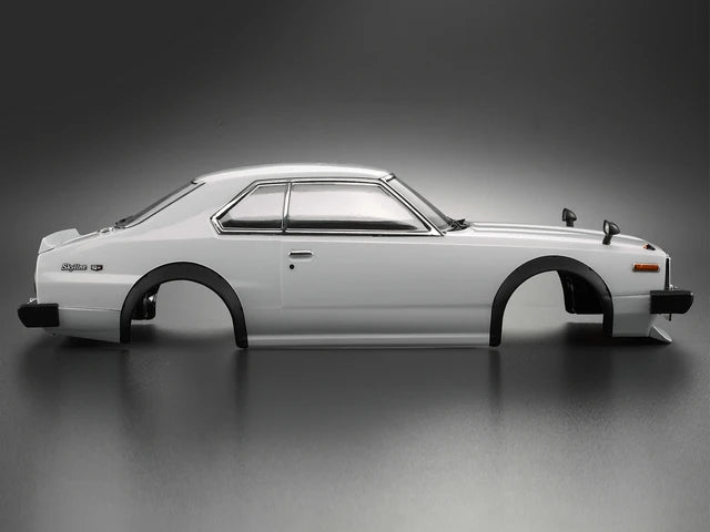 Nissan Skyline 2000 GT-ES (1977) – Body RC Drift 1/10 – 257mm Wheelbase – Blanco