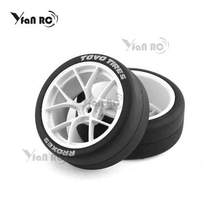 Rines BBS FI-R Style RC 1/10 – 65mm (Hard Drift) – Hex 12mm – Para Tamiya TT02 / XV01 / PTG-2 – Set x4