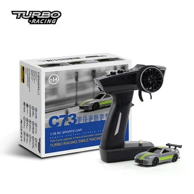 Turbo Racing RC Car 1:76 C74 C75 | Drift con Giroscopio | Control Total Proporcional | RTR