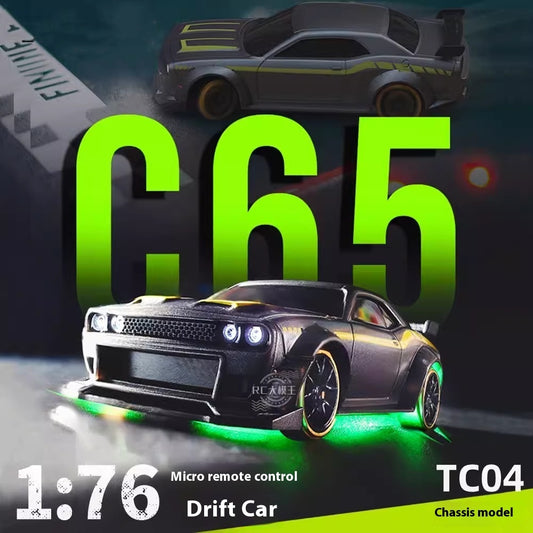 Turbo Racing RC Car 1:76 C65 Limited edition | Drift con Giroscopio | Luces | Control Total Proporcional | RTR