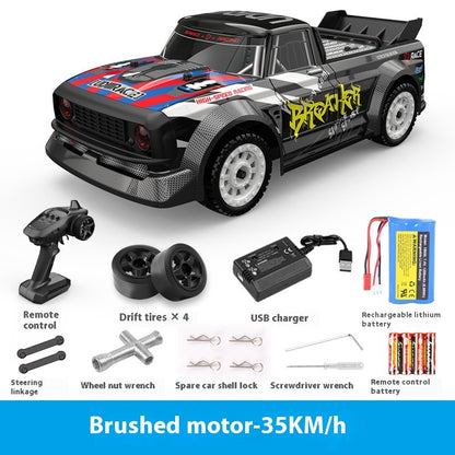 BREAKER X1 – Auto RC Drift 1:16, Motor Brushless 35KM/h, Dirección 2.4GHz y Luces LED | Coche de Derrape Pro