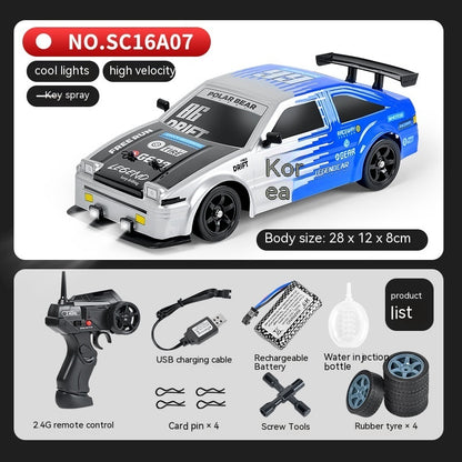 SmokeDrift X – Auto RC de Drift con Escape de Humo, Luces LED y Control Remoto 2.4GHz | Coche a Escala