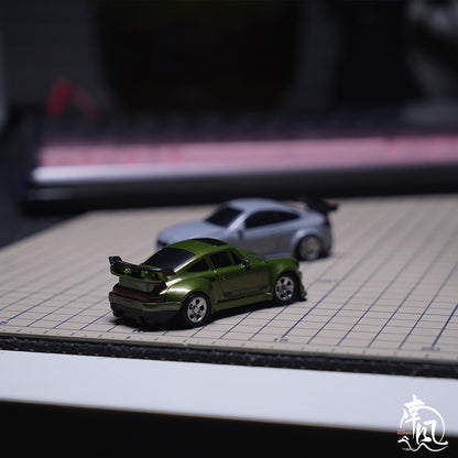 PocketDrift R – Auto RC Miniatura 1:64 con Dirección Proporcional, Luces LED y Control 2.4GHz | Coche de Drift